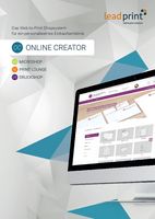 Produktebroschüre LeadPrint Online Creator