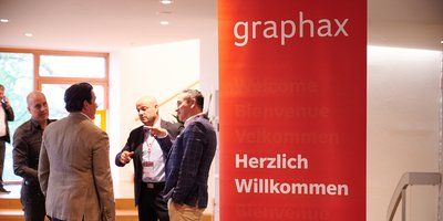 Graphax Display am Event