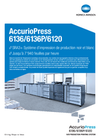 Datasheet AccurioPress 6136/6136P/6120