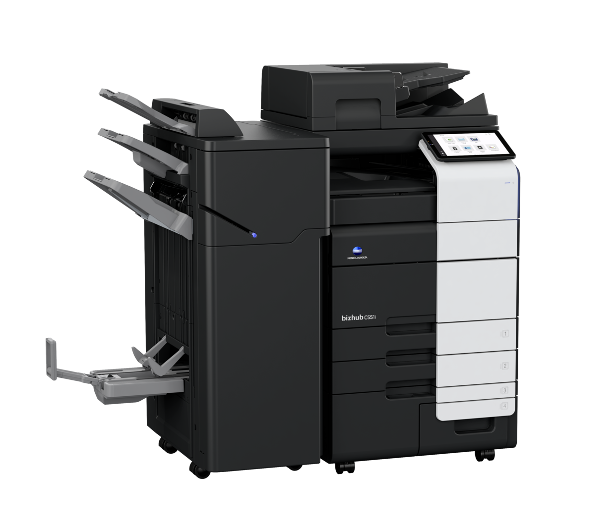 Konica Minolta bizhub C551i left Seitenansicht bizhub C551i - left