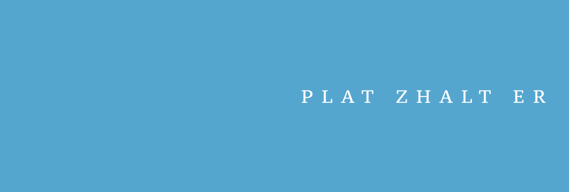 Platzhalterbild in blau