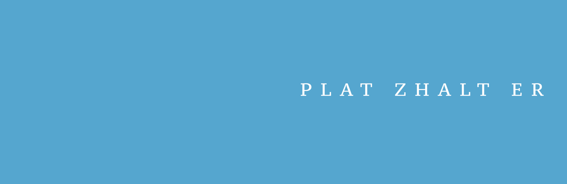 Platzhalterbild in blau