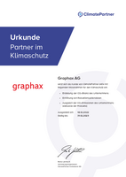 Urkunde Partner im Klimaschutz ClimatePartner