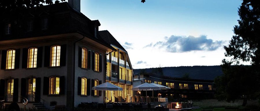 Schloss Hünigen bei Nacht