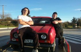 Young People on a Truck