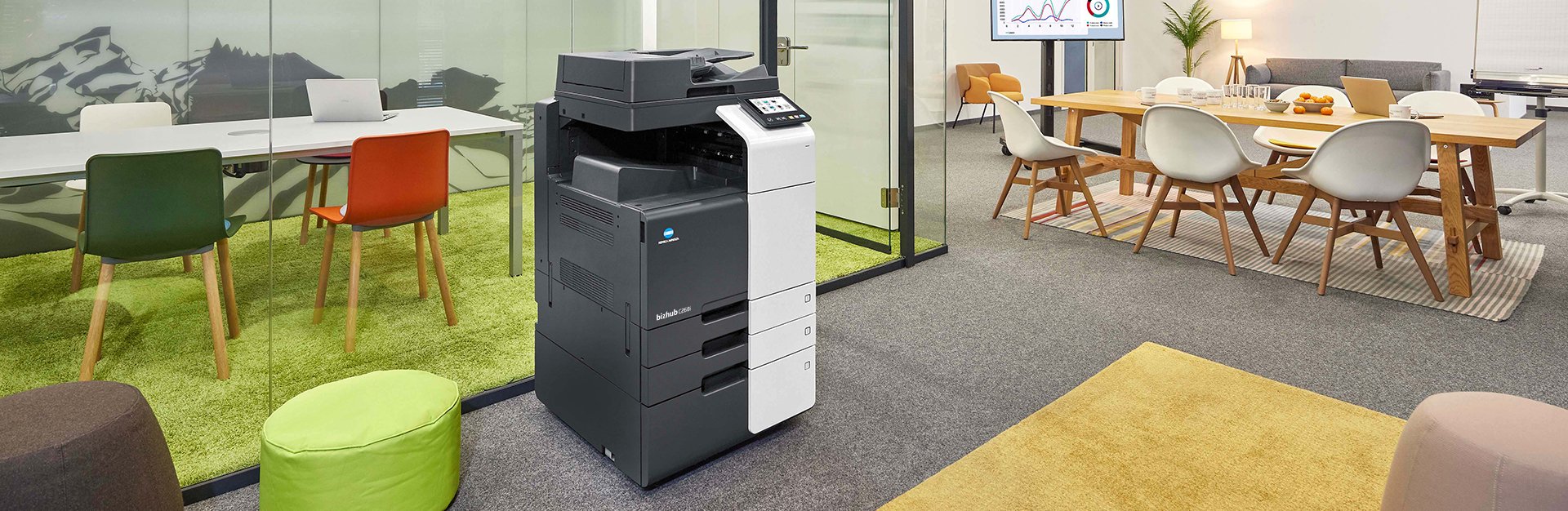 Konica Minolta bizhub C268i in Büroumgebung