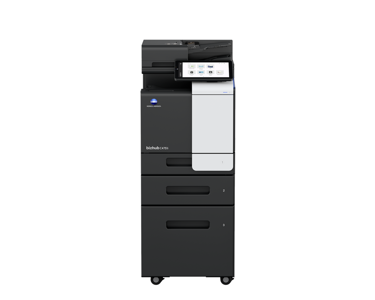 Seitenansicht von vorn bizhub C4751i