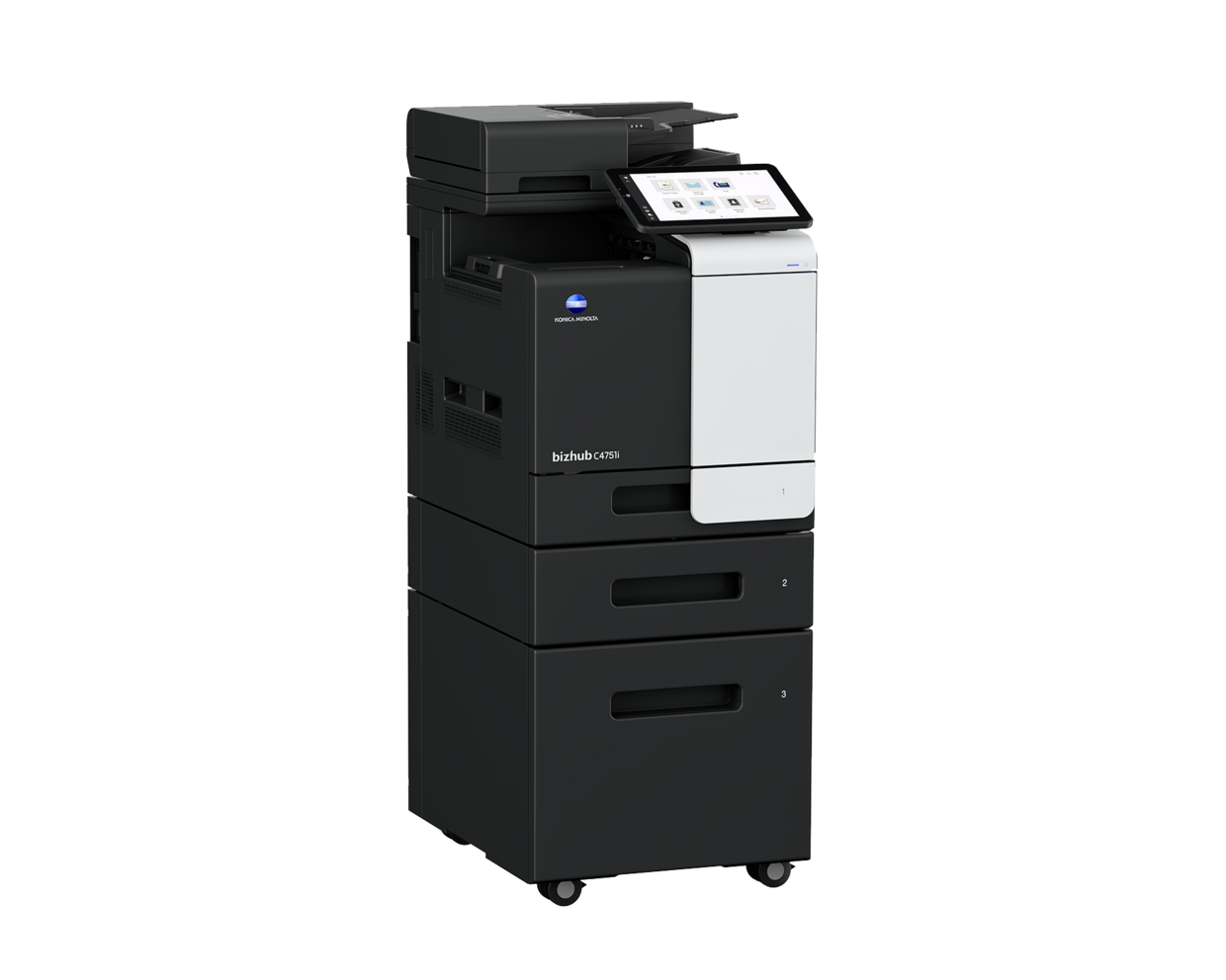 Seitenansicht von links bizhub C4751i