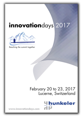 Flyer Hunkeler Innovation Days 2017
