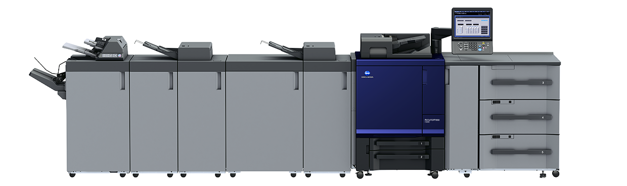 Frontsicht Konica Minolta AccurioPress C5070